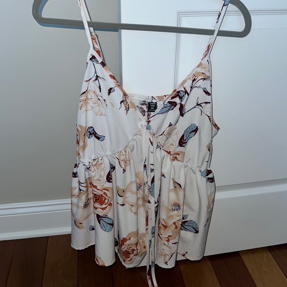 Shein floral tank​​​​